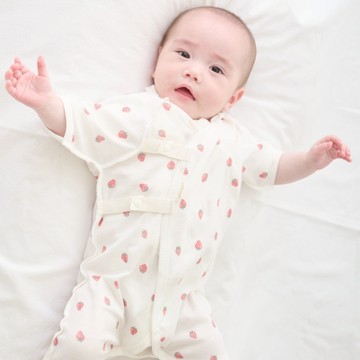 petit main 品牌旗艦店  【親膚設計】【棉100%】拼接式嬰兒內著 【日本直接出貨】