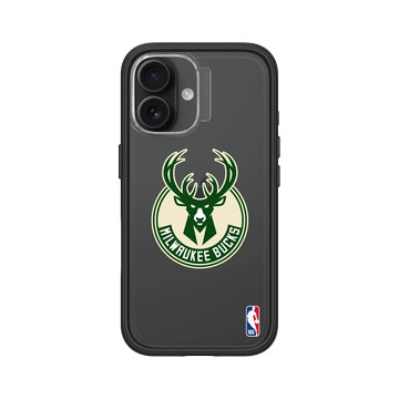 iPhone 16 Mod NX 黑 - NBA - Logo-密爾瓦基公鹿 Milwaukee Bucks