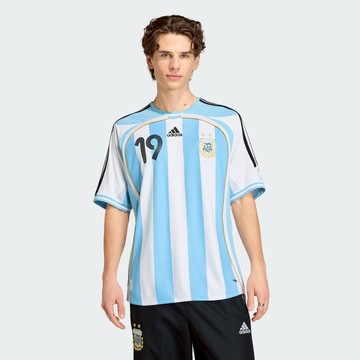 adidas 世界盃 阿根廷主場 梅西 復古短袖球衣 男 JN3708