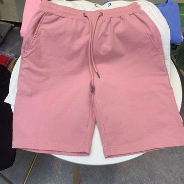 本土出貨 短裤 春夏款100%純棉運動短褲休閒百搭男女同款時尚潮流純色款U2 R