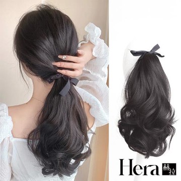 【Hera 赫拉】梨花大波浪綁帶式馬尾假髮 H112103101