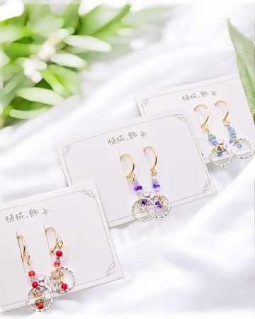 深空串珠耳骨夾 印象飾品 | 植椛。飾 小眾品牌