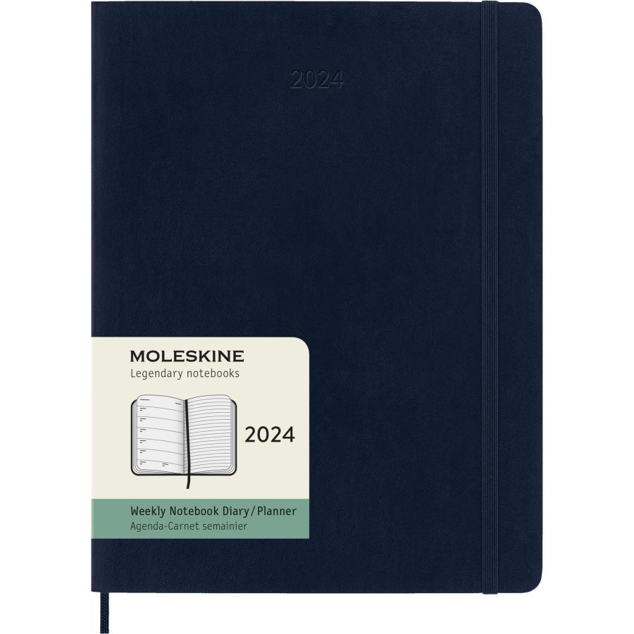 Moleskine Weekly Planner 12M Extra Large Sapphire Blue So