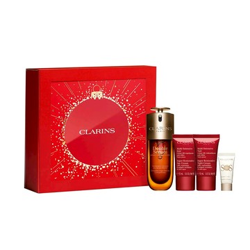 【CLARINS西門】雙萃撫紋耶誕禮盒