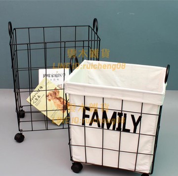 輕奢臟衣籃臟衣服收納筐家用帶蓋收納桶服裝店臟衣簍臟衣籃【雲木雜貨】