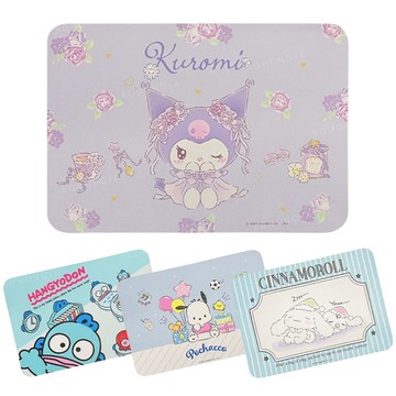 小禮堂 Sanrio 三麗鷗 方形皮革隔熱桌墊 43x30cm