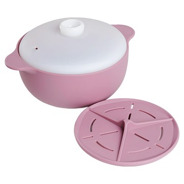 Sili Garden 矽膠蒸籠  深粉色  1個