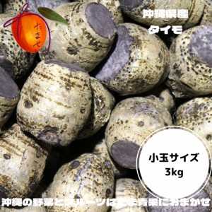 ≪年末限定販売≫タイモ（ターム）沖縄県産　3ｋｇ（2Ｓ～3Ｓサイズ小玉）