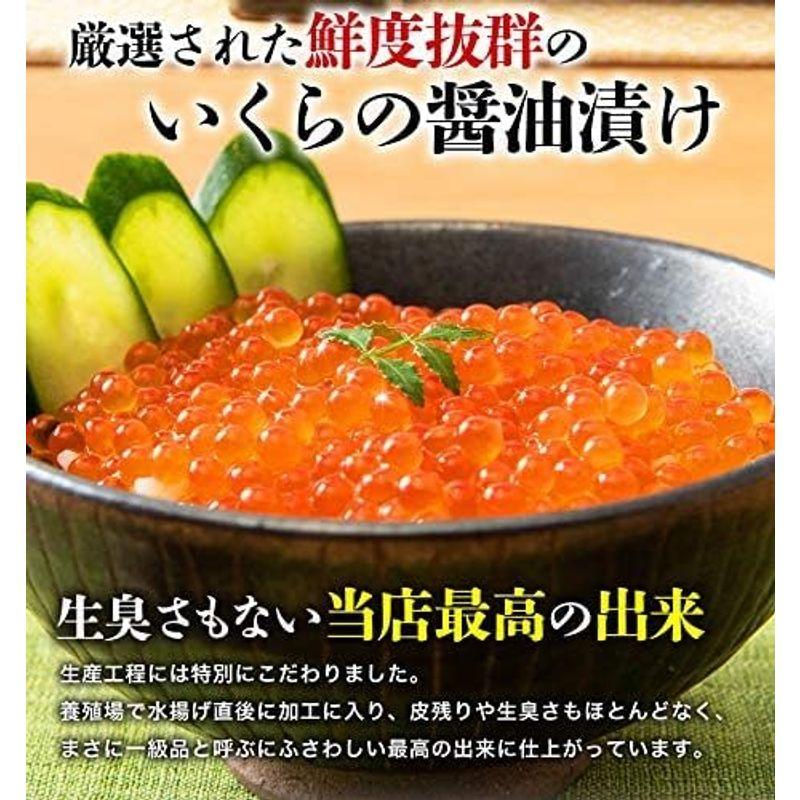 食の達人 いくら 醤油漬け トラウトサーモン 500g (250g×2P)