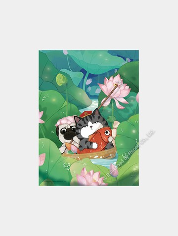 吾皇捕魚/108片/白茶