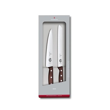VICTORINOX 瑞士維氏 廚具套裝 2件裝 楓木柄 5.1020.21G