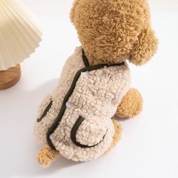 狗狗衣服加厚馬甲背心小型犬泰迪博美柯基貓咪棉衣秋冬季寵物服飾