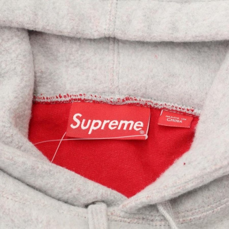 中古】シュプリーム Supreme 2023年春夏 Inside Out Box Logo Hooded Sweatshirt パーカー グレーxレッド 【サイズL】[APD] | LINEブランドカタログ