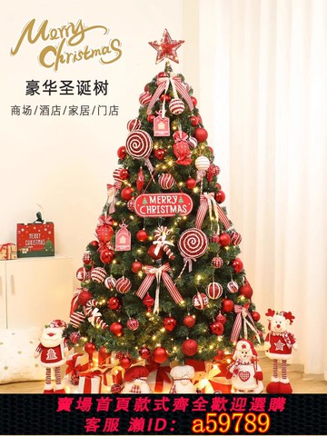 【全網低價 可打統編】新款聖誕樹裝飾家用套餐豪華高階感加密1.5/1.8/2ins風聖誕節擺件
