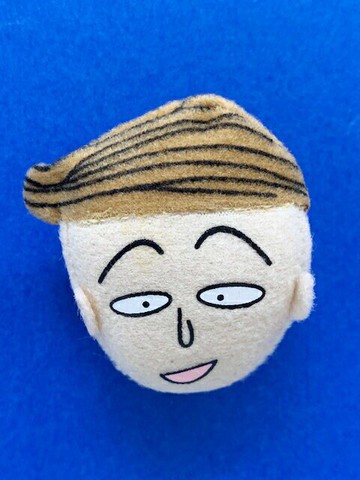 【震撼精品百貨】CHIBI MARUKO CHAN 櫻桃小丸子 小丸子安全別針-花輪#81049 震撼日式精品百貨