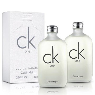 Calvin Klein 凱文克萊 CK one中性淡香水小香(15ml)X2入