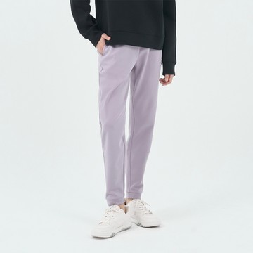 GIORDANO 女裝G-MOTION側拉鍊束口褲 - 37 極簡灰紫