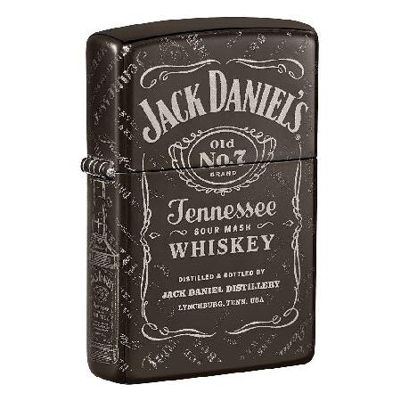 Zippo Jack Daniel's Photo Image 360° Black Ice Pocket Lighter