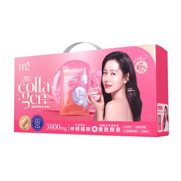 【m2美度】超能膠原水光飲3800mg禮盒(30入/1盒)