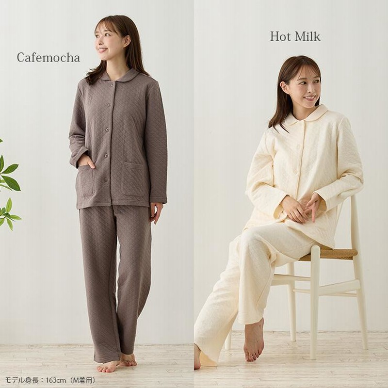 エア秋と冬のパジャマ女性の綿のキルト綿の暖かいサンドイッチ厚いトラックスーツM エア秋と冬のパジャマ女性の綿のキルト綿の暖かいサンドイッチ
