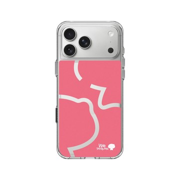 iPhone 17 Pro Max Clear Case（相機按鈕） 透明 - We TAIWAN : a-We Collection - a-We Mochi (紅)