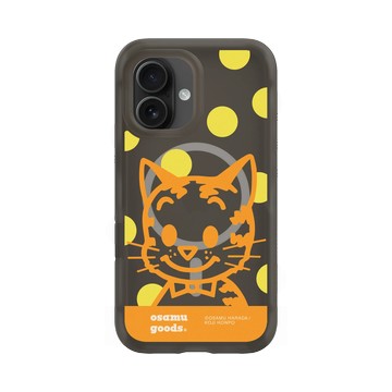 iPhone 16 AirX 本質黑 - OSAMU GOODS - 大圓點系列- Cat