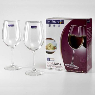 【法國Luminarc】高腳紅酒杯580cc二入組