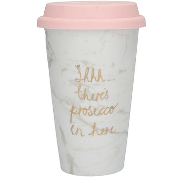 《CreativeTops》Ava雙層隔熱燙金隨行杯-大理石紋350ml-- 環保杯 自帶杯 水杯 茶杯 咖啡杯