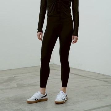 肚Tight｜無縫款腹部加壓九分褲-Black