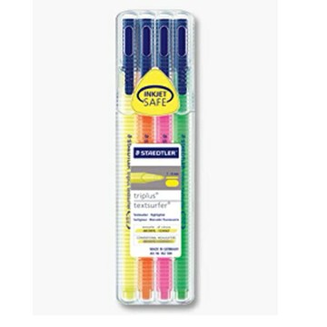 德國施德樓STAEDTLER-三角舒寫螢光筆4支入/MS362SB4【領券滿額再折千7/31止】
