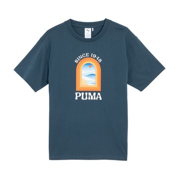 PUMA 流行系列Apres Courts短袖T恤 男女共同