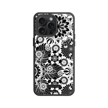 iPhone 15 Pro Max SolidX 黑 - Catalina Estrada - Floral Monochrome
