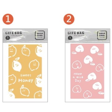 SOSO 透明禮物袋A(隨機出貨)-小