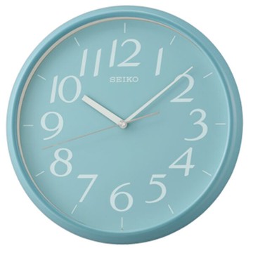 seiko SK037 精工鐘 (QXA719L) 大數字天空藍簡約時尚標準鐘/28*3.9cm｜樂天全館特惠中★指定刷卡回饋10%