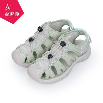 【輕彈柔軟】舒適氣墊溯溪女 - 薄荷綠(9157)