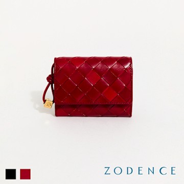 ZODENCE CRAFTSOUL進口真皮手工上色編織卡片零錢包-多色