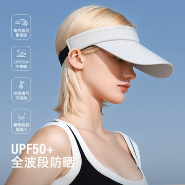 台灣熱賣 UPF50+防曬帽春夏季2025新款女大帽簷防紫外綫空頂太陽帽子遮陽帽-L1001 II3B