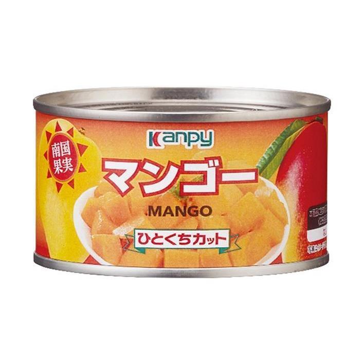 カンピー マンゴー ひとくちカット 225g缶×24個入×(2ケース)｜ 送料無料