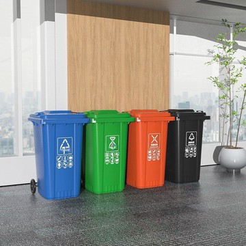 戶外垃圾桶大號大容量120加厚商用室外帶蓋分類小區環衛240其他無[DD080109]