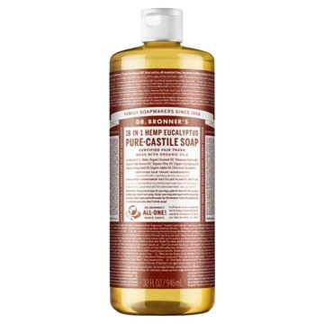 Dr.Bronner's 布朗博士 淨化潔膚露 尤加利  946ml  1瓶
