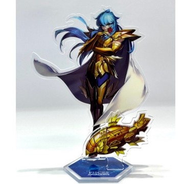 星矢TOY 日本原裝 車田正美工作室 官方正版商品 聖鬥士星矢 壓克力立牌 黃金聖衣 十二宮 雙魚座 阿布羅迪