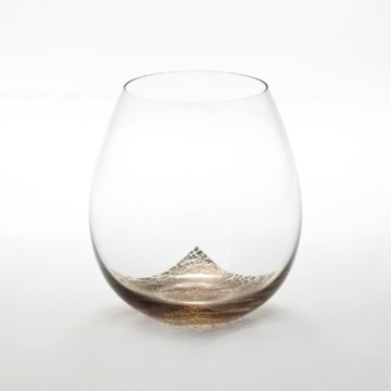 日本 廣田硝子 花蕾 karai江戸硝子 300ml(金箔)