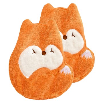 立鴻 動物擦手巾 2條  狐狸  1組