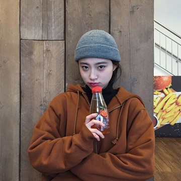 復古地主瓜皮帽針織帽子女潮韓國冷帽日系秋冬韓版ins冬季毛線帽1入