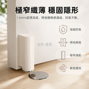 桃園出貨 極薄強磁隱形地吸免打孔極窄門框鋁合金玻璃門衛生間防撞門吸
