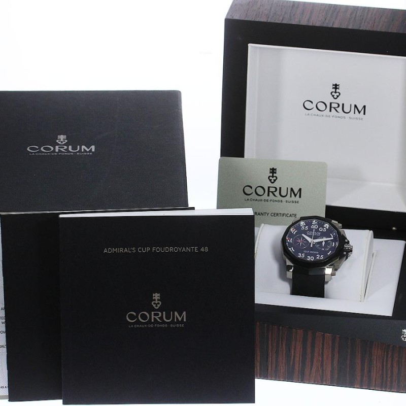 ☆箱・保証書付き【CORUM】コルム アドミラルズカップ リープセコンド ...