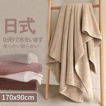 台灣熱賣日本浴巾吸水不掉毛比全棉純棉吸水高級家用女男成人大人加大毛巾0701 FDQ1