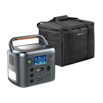 Mirenex MIRENEX 次世代行動電站 1500W/1280Wh EMR1500 + 收納袋-太空灰.行動電源 戶外露營電源 大功率磷酸鐵鋰