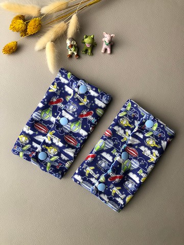 【揹巾口水巾】熱氣球與造飛機 揹巾保護套