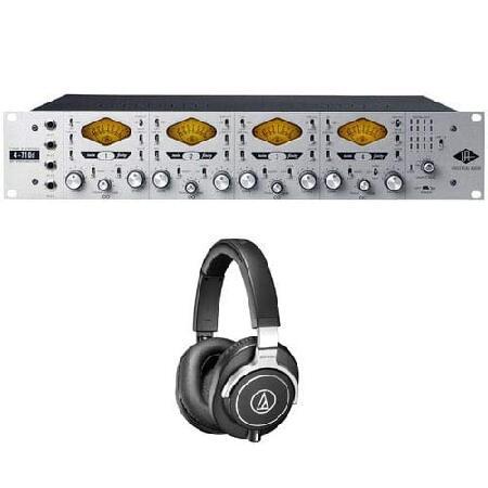 Universal Audio 4-710D Tone Blending Twin-Finity Microphone Preamp and DI. with ATH-M70x Pro Monitor Headphones